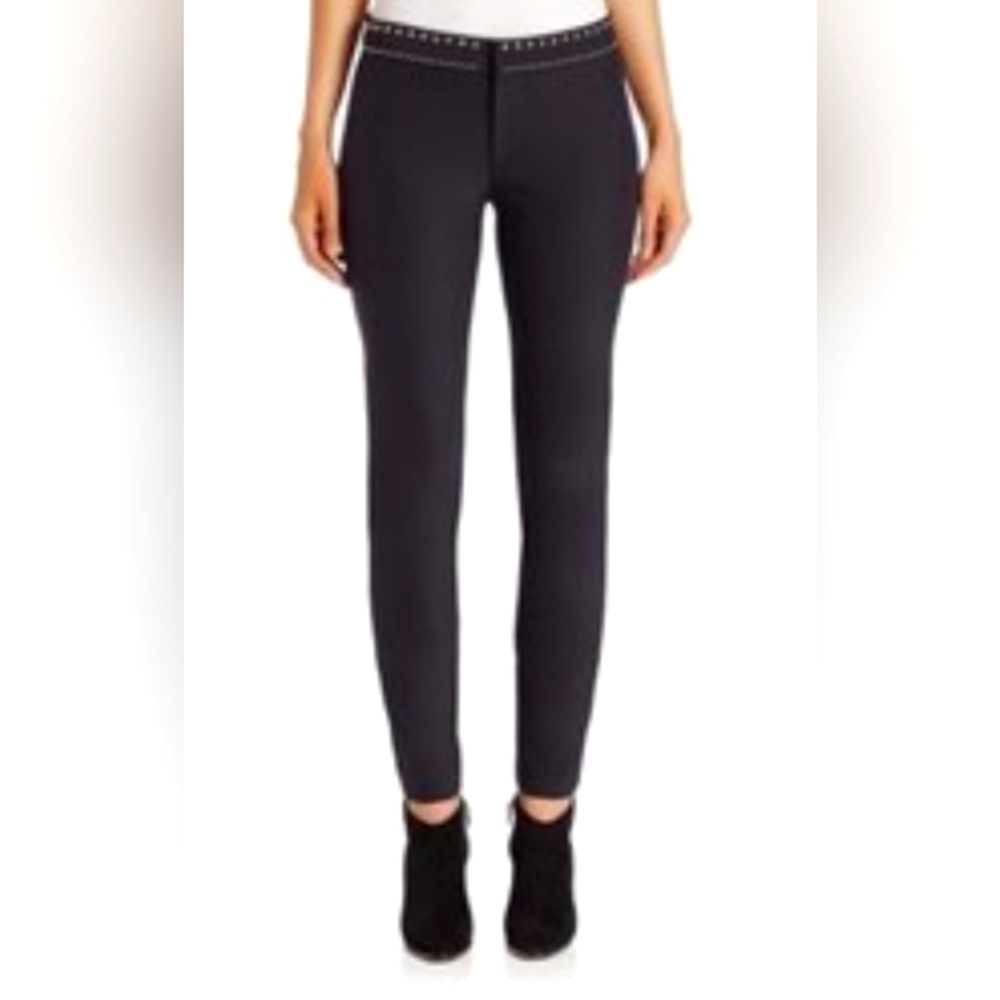 Rebecca Taylor Studded Techy Pants, Sz 2